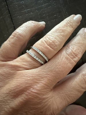 1/4 Carat Diamond Anniversary Bands On White Gold. Purchased From Jared.