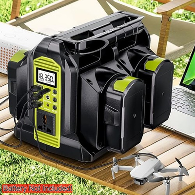#ad Power Inverter for Ryobi 18V Battery 350W DC 18V AC 120V Portable Power Station $105.99