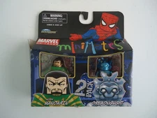 MARVEL UNIVERSE SPIDERMAN MINIMATES 2-PACK NEW WORN BOX