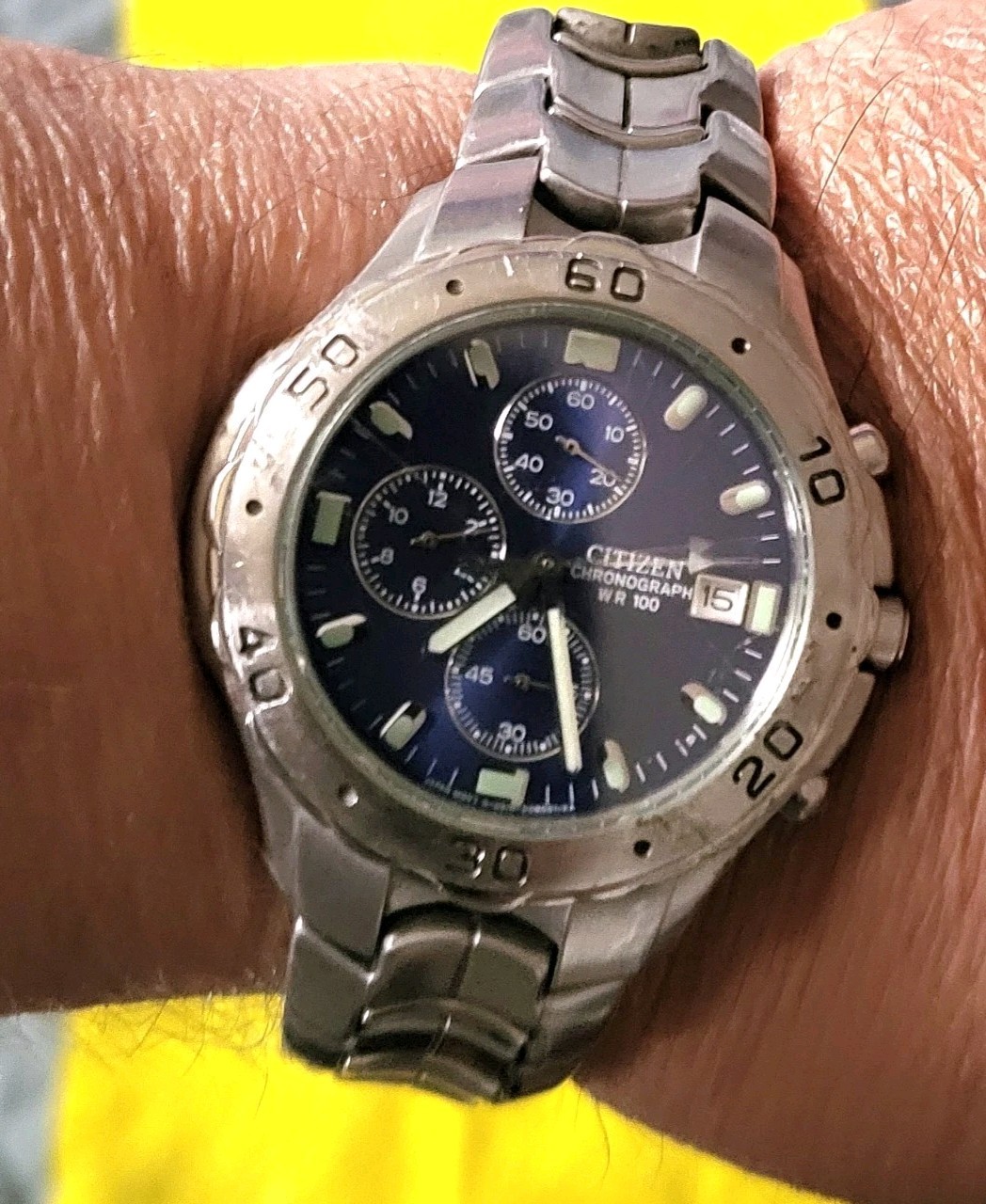 Citizen Chronograph WR100 Mens Water Resistant Watch