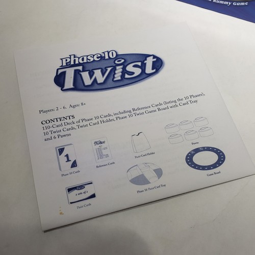 Juego Phase 10 Twist The Wickedly Wild Rummy 2009 Fundex #2580 Edad 8+ Completo - Imagen 3 de 18
