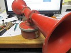 VINTAGE INTERNATIONAL BUSINESS MACHINE CORP FIRE DOUBLE DUEL HORNS RAID SIREN — photo 6
