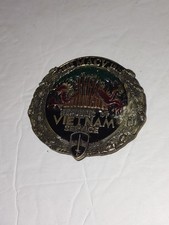 Belt Buckle Republic Of Vietnam Service 1962 MACV 1975 Great American 1982 USA