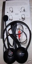   BRAND NEW  LABTEC MIC HEADPHONE MODEL LVA-8520