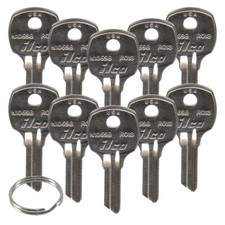 10x New Key BLANKS for Hon Filing Cabinet Uncut Key 1069N