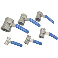 1/2"- 2" 1/2" 1  NPT Female Threaded 1 piece Ball Valve Stainless Steel SS 304