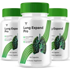 (3 Pack) Lung Expand Pro, LungExpandPro Advanced Supplement (180 Capsules)
