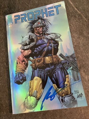 Foil Prophet Remastered Edition #1 NM; Image Finch. Signed By Rob Liefeld - Afbeelding 1 van 2