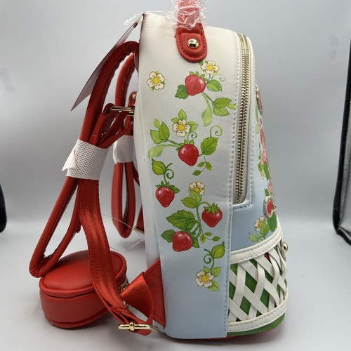 *Brand New* Box Lunch Backpack And Pouch Strawberry Shortcake And Friends Flower - Picture 4 of 15