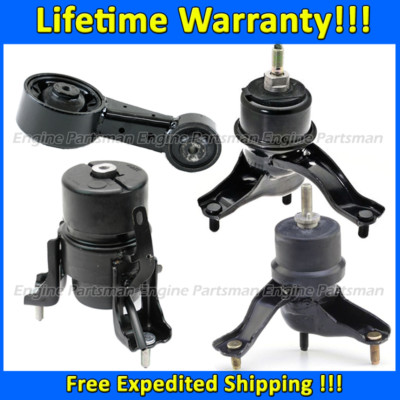 4PCS For 2006 2007 2008 Toyota RAV4 2.4L Engne Motor & Trans Mount Set