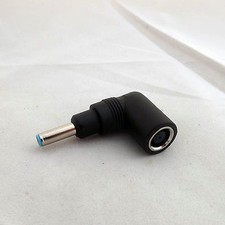 DC Power 7.4x5.0mm Female To 4.5x3 .0mm Male Angled Adapter Connector for Laptop
