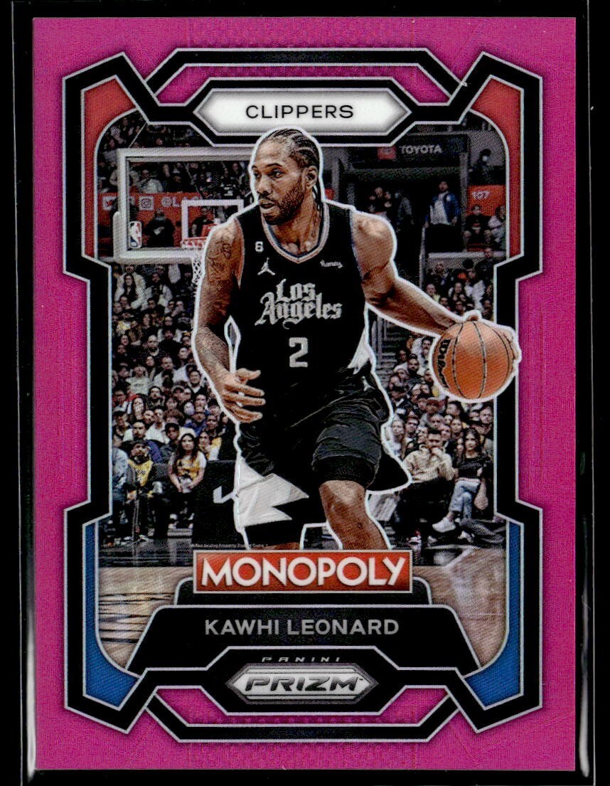2023 Prizm Monopoly #37 Kawhi Leonard Pink /149 Clippers