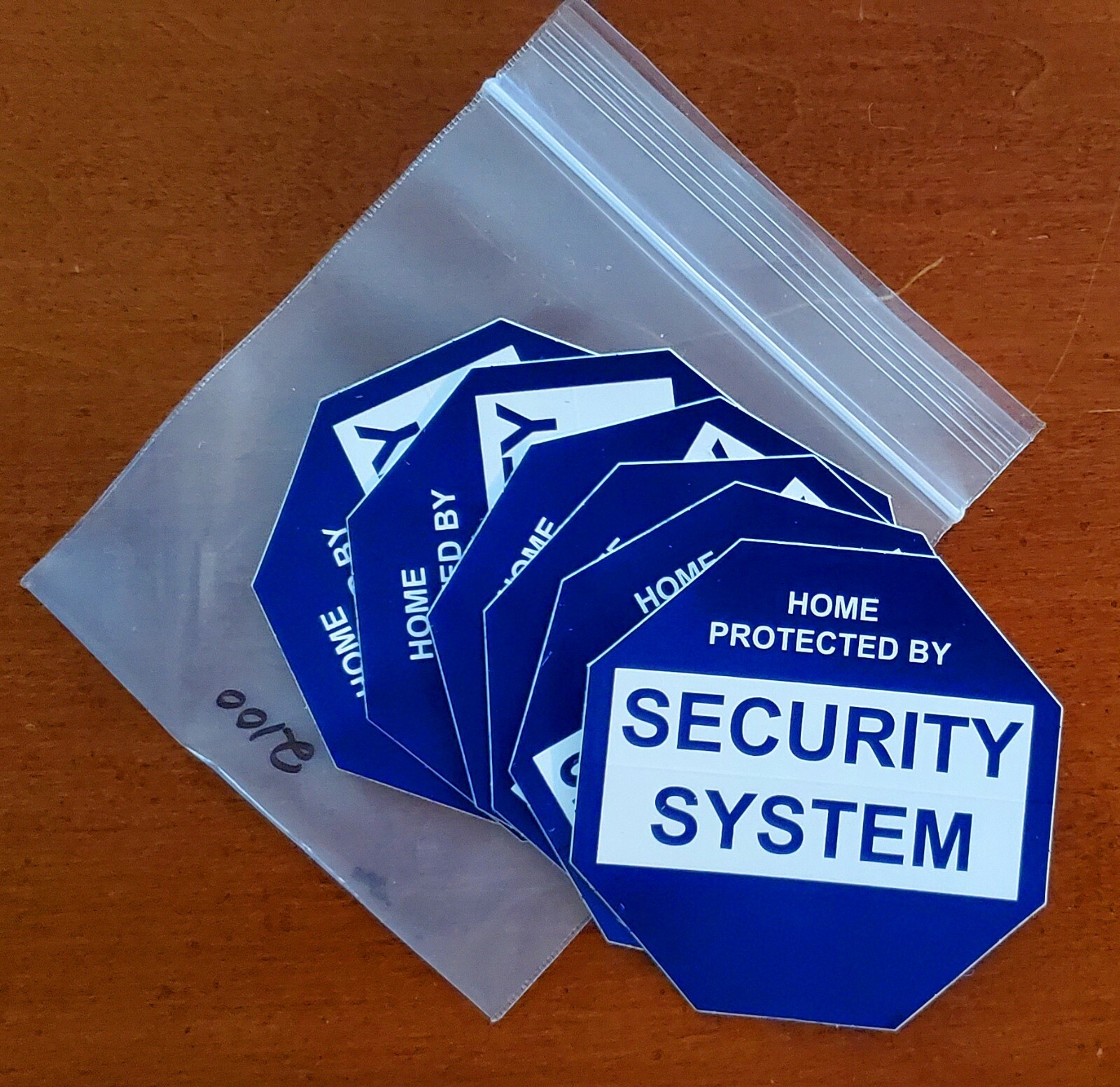 3" x 3" Security System Window and Door Stickers &ndash; pkg of 6