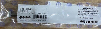 Hakko T15-1002 Soldering Tip, Tunnel, 5.1mm X 10.4mm, SOIC/14/16, for FM-2027