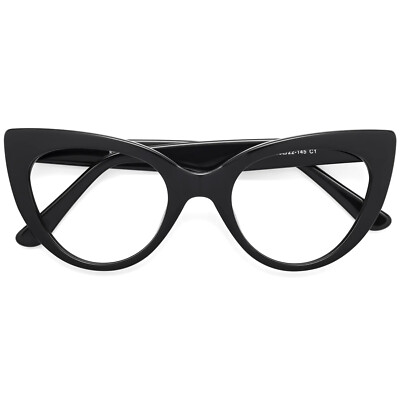 Thick Frame Amazon Womens Glasses Price History Of Breaksun Oversized Blue Light Glasses For Women Fashion  Thick Square Computer Eyewear Non-Prescription Black Glasses, Black, MM  From Amazon 63_73154956