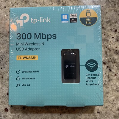 TP-Link TL-WN823N N300 300Mbps Wireless Mini USB 2.0 WiFi Network Adapter New