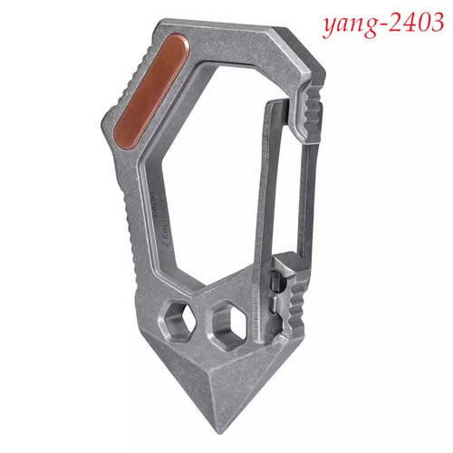 Titanium Alloy EDC Multifunctional Keychain Outdoor Emergency Tool