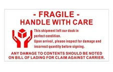 XStamper RED Classix P14 DELICATE INSTRUMENTS FRAGILE for mail 