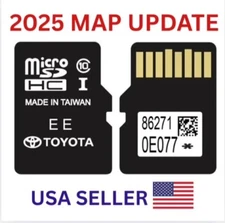 *UPDATED* NEW 2025 GPS NAVIGATION MICRO SD CARD TOYOTA OEM 86271 0E077 USA/CA