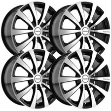 Set-4 Touren Tr3 16x7 5x1005x114.3 42mm Black Machined Wheels Rims 16 Inch