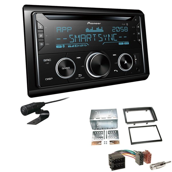 Pioneer Autoradio Bluetooth USB Einbauset FüR Peugeot Boxer Facelift Ab 2011 ISO-image