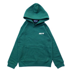 KIKS TYO Kids Logo Hoodie Ivy Green White Sneakerhead Boys Girls