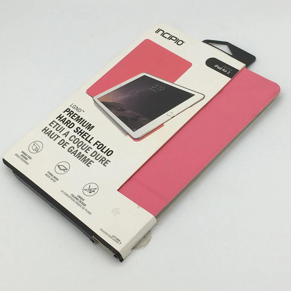 iPad Air 2 Case Incipio Premium Hard Shell Folio LGND iPad Air IPD-356-PNK - Image 3 of 4