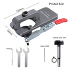 Woodworking 35mm Hinge Opener Cabinet Door Panel Hinge Punch Locator Tool