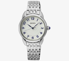 Seiko Classic Quartz Stainless Steel Ladies Watch SUR561P1