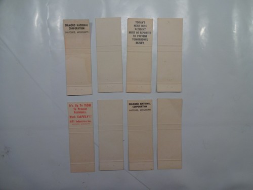 matchbooks covers 1960 safety tips - Photo 3 sur 3