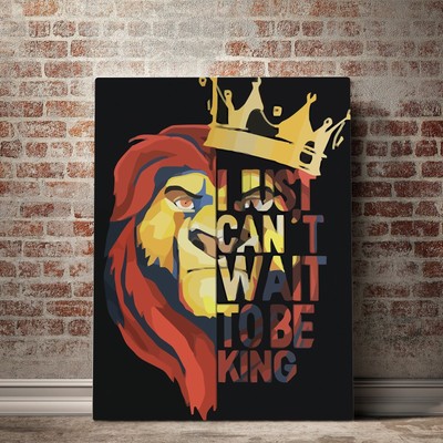 Canvas Wall Art Can T Wait To Be King Canvas Set Canvas Painting