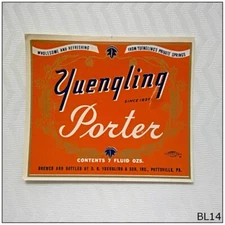 Yuengling Porter Beer Label (BL14)