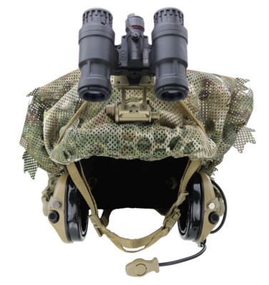 Beez Combat Systems Predator Ghillie™ SPECTRALFLAGE Helmet Cover A