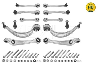 MEYLE HD FRONT LEFT RIGHT FULL SUSPENSION CONTROL ARM ARMS KIT SET FOR AUDI A6 A