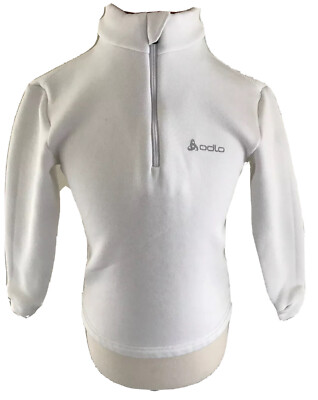Odlo Shirt 92 Weiß*K Funktionsshirt Pullover Skipullover Outdoor