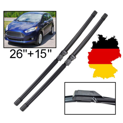 Scheibenwischer Wischerblätter Satz Wischer Vorne Für Ford Fiesta MK6 08- 26''15''