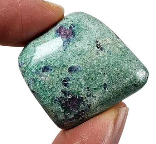 Ruby Fuchsite Polished Stone India 17.7 grams - Picture 2 of 2