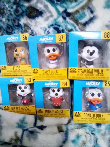 New Funko Pop Minis Disney Mickey And Friends Lot Of 6