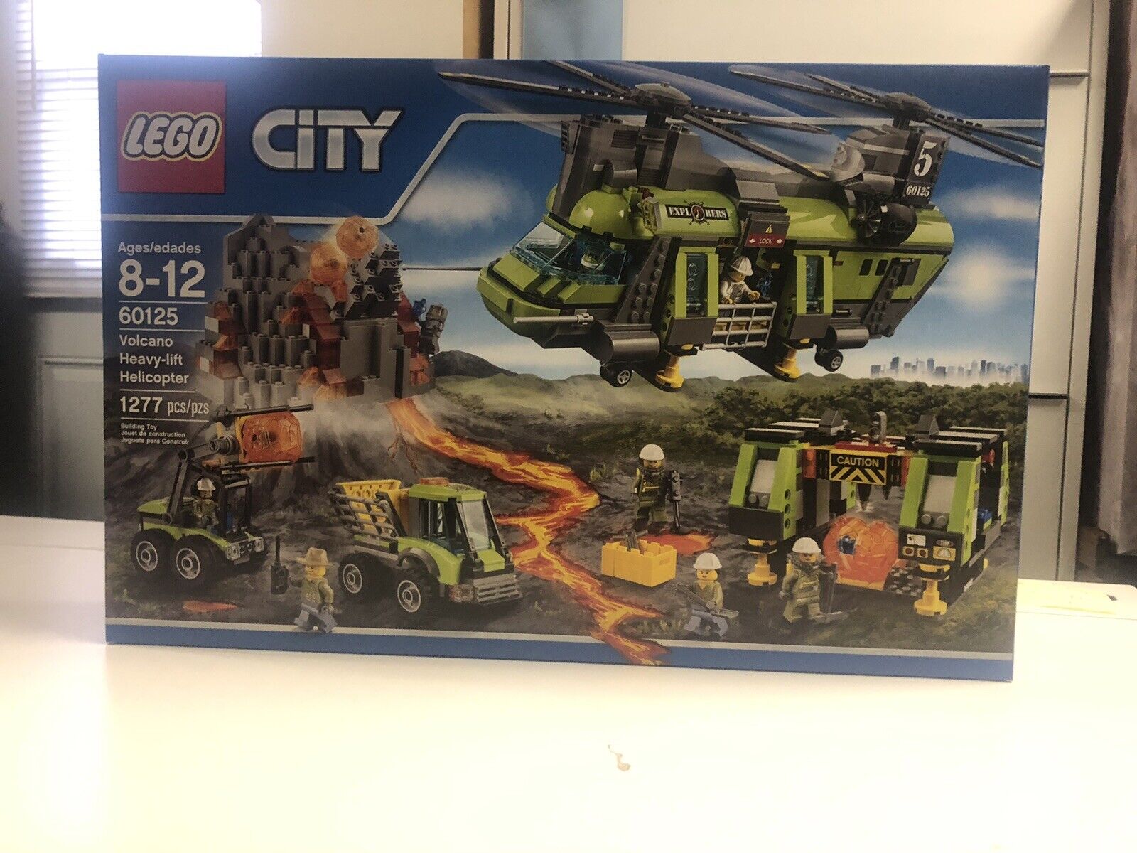 LEGO CITY: Volcano Heavy-lift Helicopter (60125) Retired New In Sealed Box