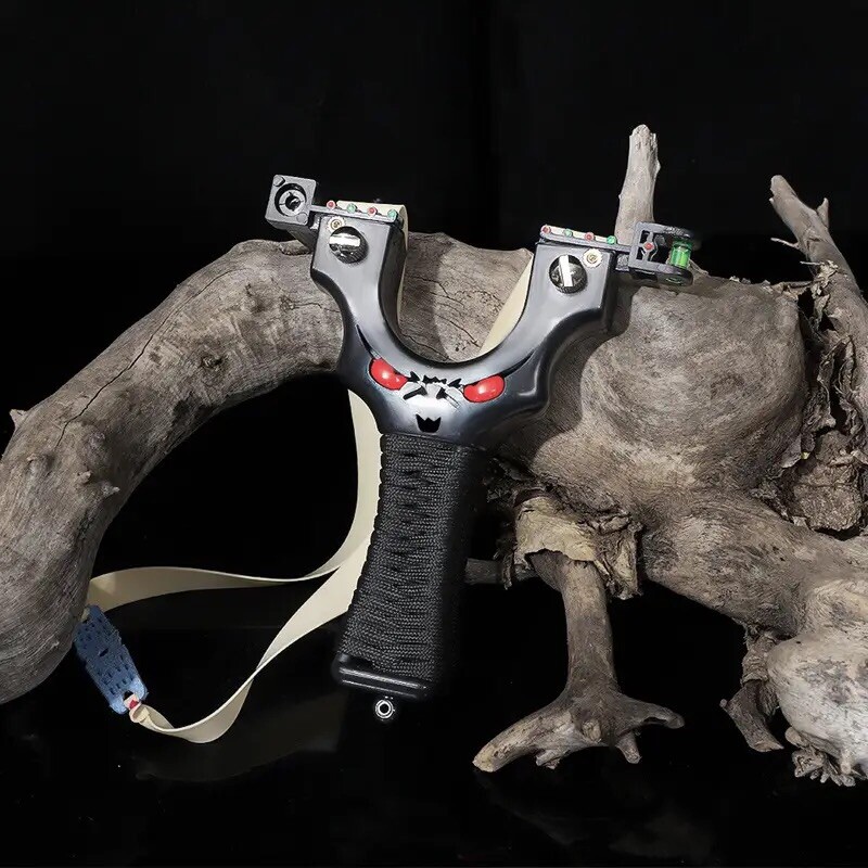 Lance-pierre Pro Haute Précision Avec Laser – Fronde Sport Pour Chasse Et Tir