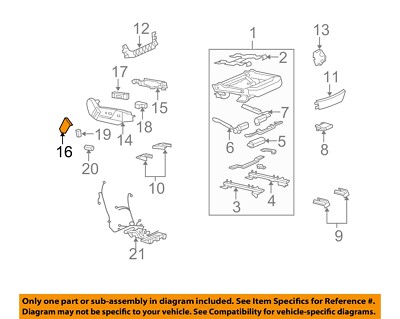 GM OEM 09-14 CTS Restraint Systems Front Seat Belts-Tensioner Cover 25982264