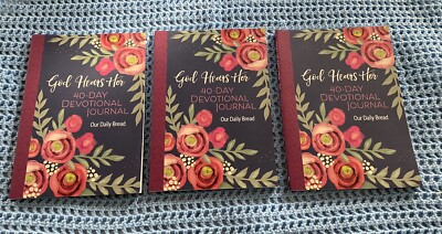 God Hears Her 40-Day Devotional Journal Our Daily Bread Set of 3