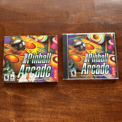 Microsoft Pinball Arcade CD-ROM Windows 95/98 1998 90s PC Game