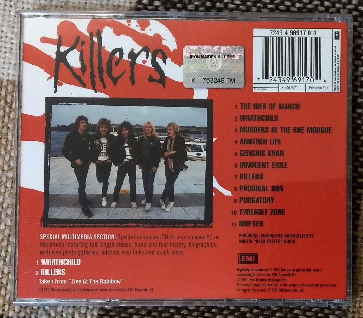 IRON MAIDEN – Killers (Audio CD) | eBay IRON MAIDEN – Killers (Audio CD) | eBay