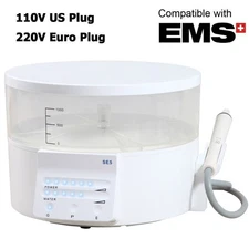 Dental Ultrasonic Piezo Scaler w/ Handpiece Tips Bottles Fit EMS Cavitron Touch