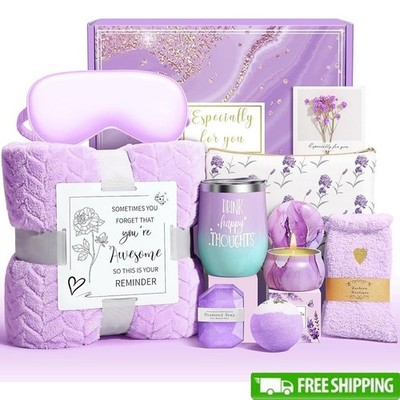 Luxury Self Care Gift Basket Women Spa Essentials Relaxation Birthday Valentines