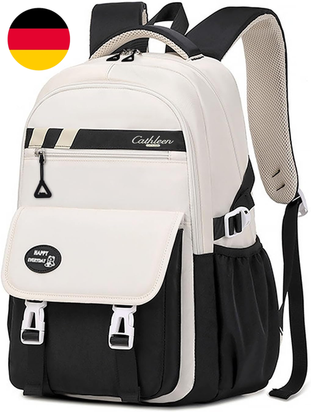 Schulrucksack MäDchen Teenager Jungen Rucksack Schule, Schulranzen Groß Kinderru-image