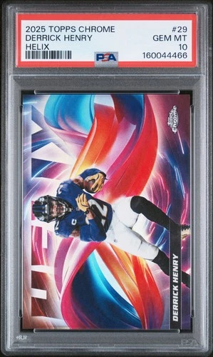 2025 Topps Chrome Derrick Henry Base (PSA 10)