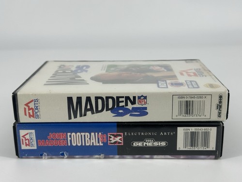 Madden NFL lotto 93, 94, 95 e 97 Sega Genesis 4 giochi lotto 2 con custodie spedizione gratuita - Foto 5 di 11