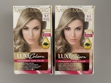 MISS MAGIC HAIR COLOUR WITH ARGAN LIGHT ASH BLOND 2 PK